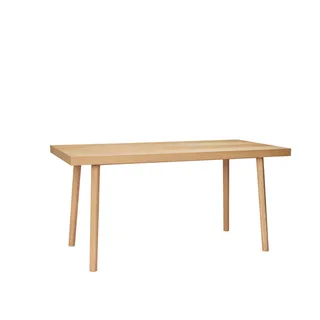 Herringbone Dining Table Small Natural by Hübsch – product photo 2 of 2