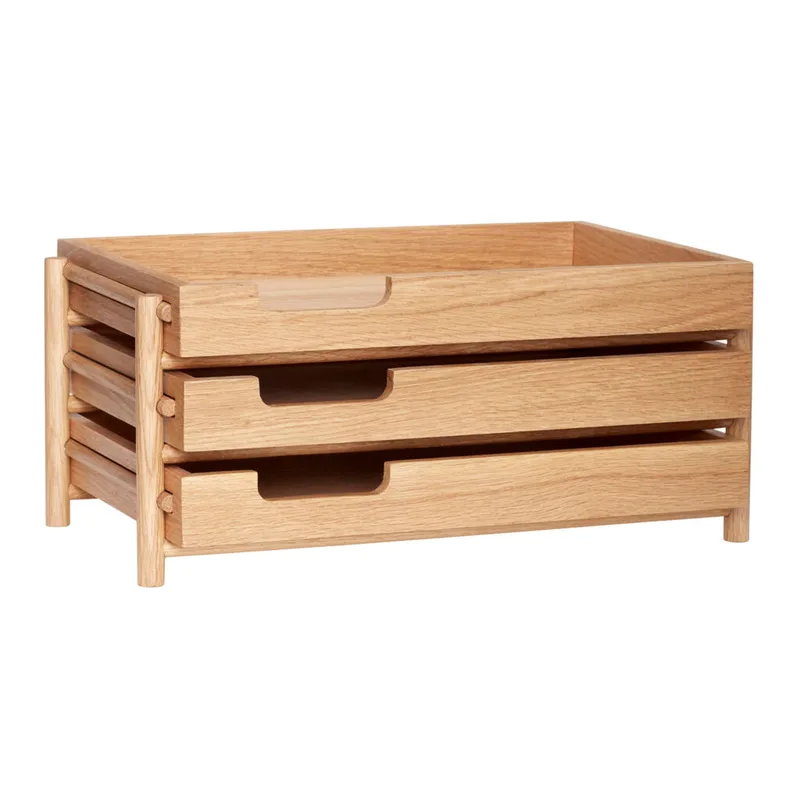 Note Letter Tray Natural by Hübsch – product photo
