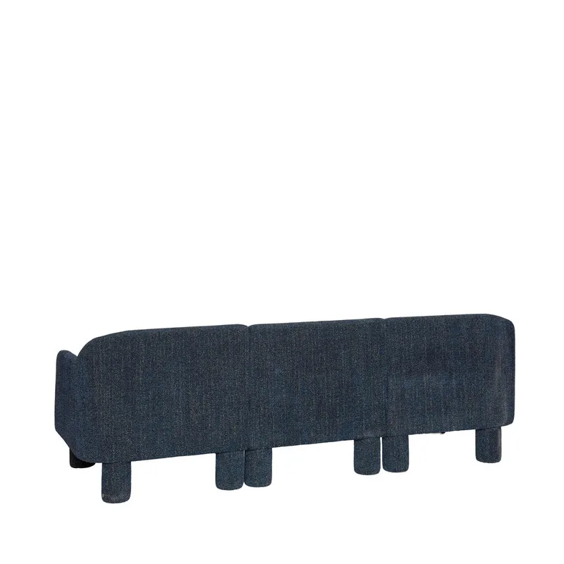 Elegance Sofa Dark blue by Hübsch – product photo 2 of 9