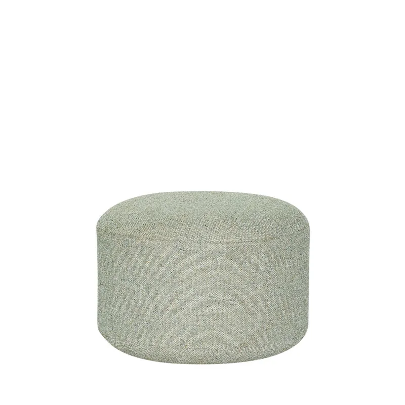 Marshmellow Pouffe Small Light green de Hübsch – photo du produit 2 sur 2