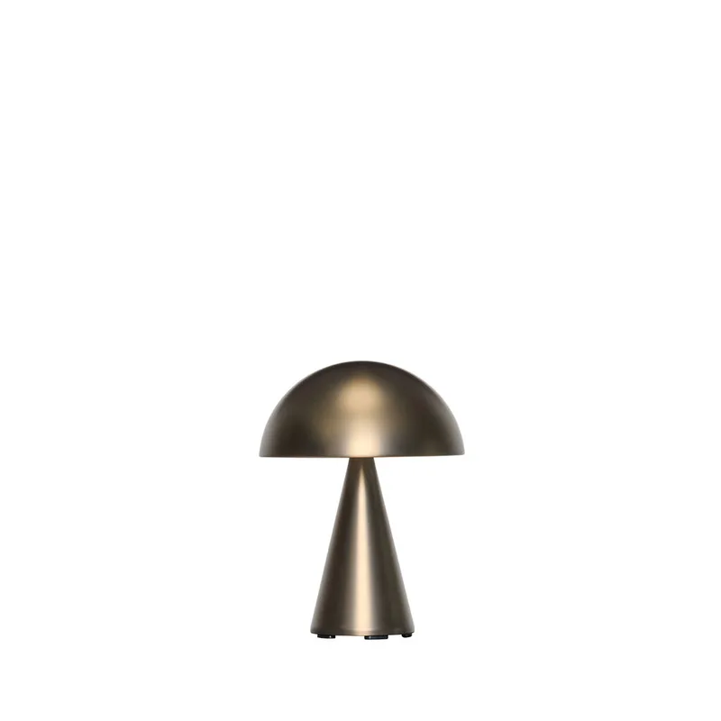 Mush Portable Lamp Burnished brass by Hübsch – product photo