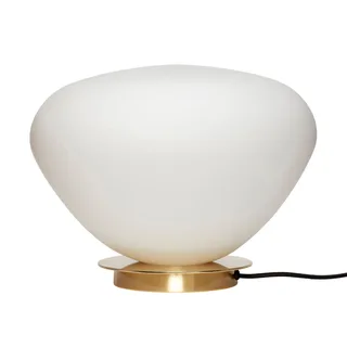 Bean Table Lamp White de Hübsch – photo du produit 2 sur 2