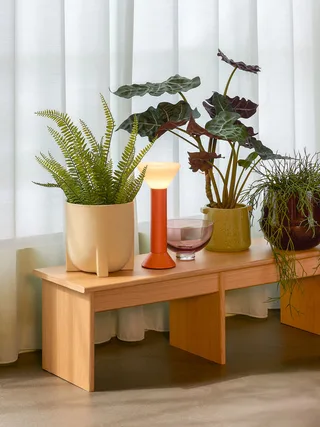 Up Pots Yellow (set of 2) de Hübsch – photo d’ambiance 1 sur 6