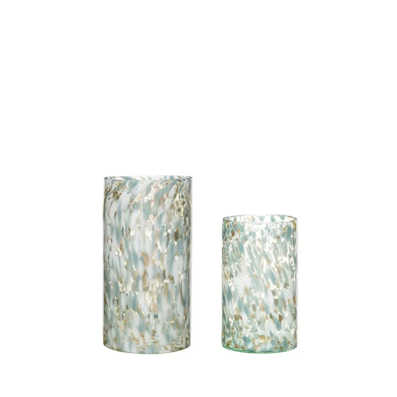 Libra Vases Blue (set of 2) de Hübsch – photo du produit