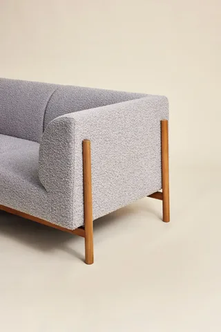 Moment Sofa 3 seater Large Grey van Hübsch – sfeerfoto 5 van 7