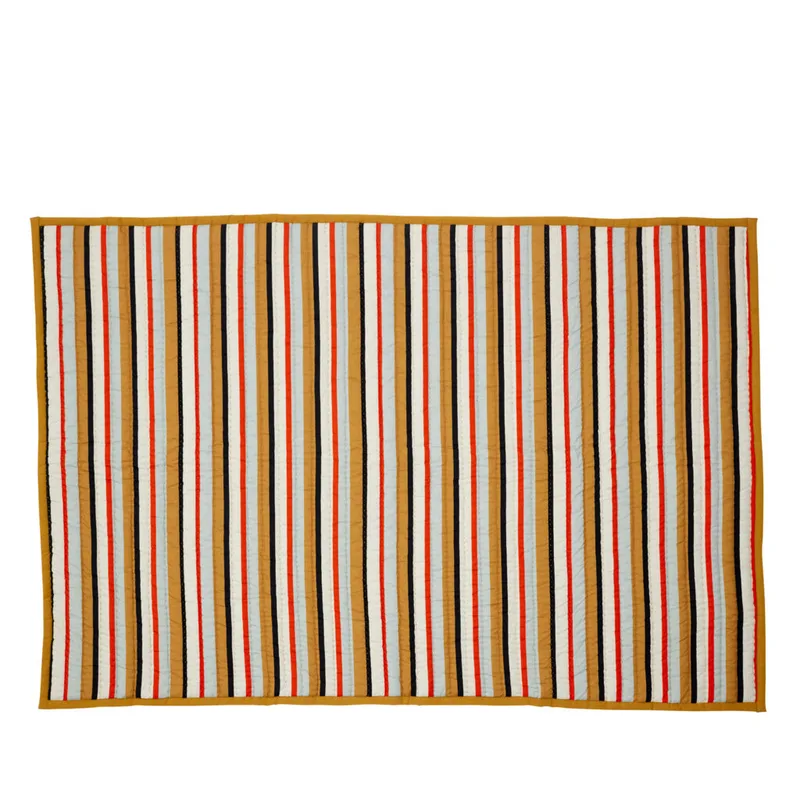 Pavilion Plaid Stripe Ochre/Multicolour van Hübsch – productfoto 5 van 5