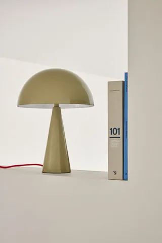 Mush Table Lamp Mini Light Sand by Hübsch – interior photo 2 of 4