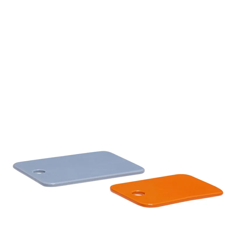 Amare Ceramic Boards Light blue/Orange (set of 2) de Hübsch – photo du produit 5 sur 5