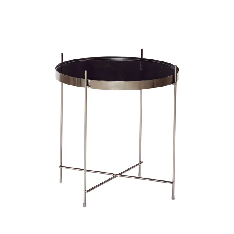 Reflect Side Table Black de Hübsch – photo du produit 2 sur 2