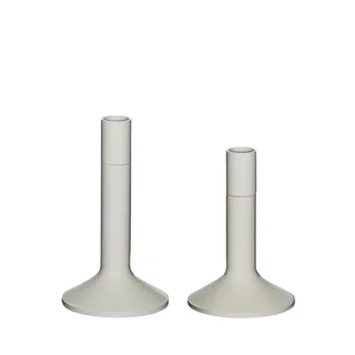 Kindred Candleholder Light grey (set of 2) by Hübsch – product photo 4 of 4