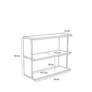 Pep Shelf Yellow/Grey by Hübsch – product photo 1 of 4