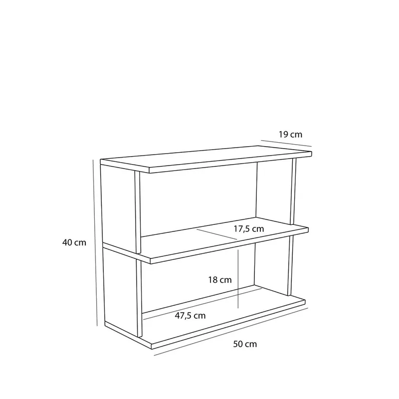 Pep Shelf Yellow/Grey by Hübsch – product photo 1 of 4
