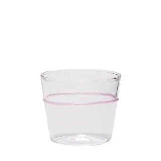 Orbit Drinking Glass Pink von Hübsch – Produktfoto 5 von 5