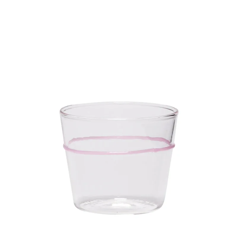 Orbit Drinking Glass Pink von Hübsch – Produktfoto 5 von 5