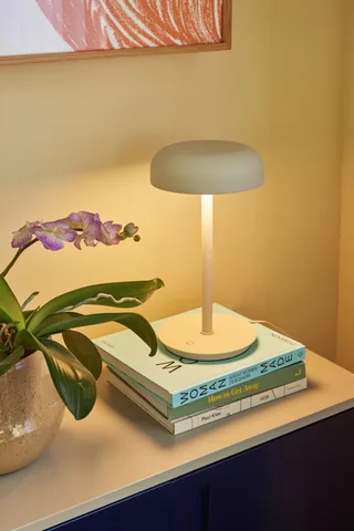 Velo Table Lamp Sand by Hübsch – interior photo 1 of 4
