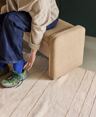 Well Bench Sand by Hübsch – interior photo 3 of 5
