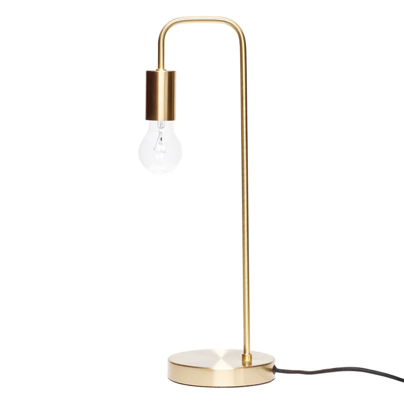 Valley Table Lamp Brass by Hübsch – product photo