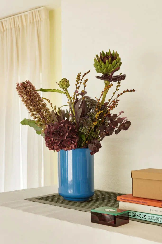 Deux Pots Maroon/Blue (set of 2) van Hübsch – productfoto 4 van 5