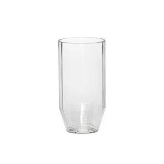 Aster Drinking Glass Clear van Hübsch – productfoto 2 van 2