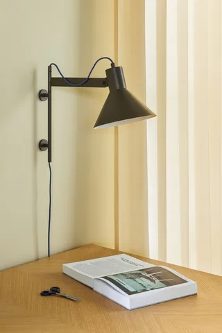 Studio Wall Lamp Brown by Hübsch – interior photo 1 of 3