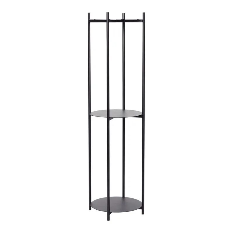 Norm Shelf Unit Cylinder Black by Hübsch – product photo