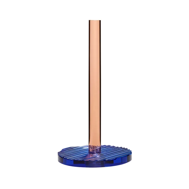 Kiosk Kitchen Roll Holder Blue/Pink by Hübsch – product photo