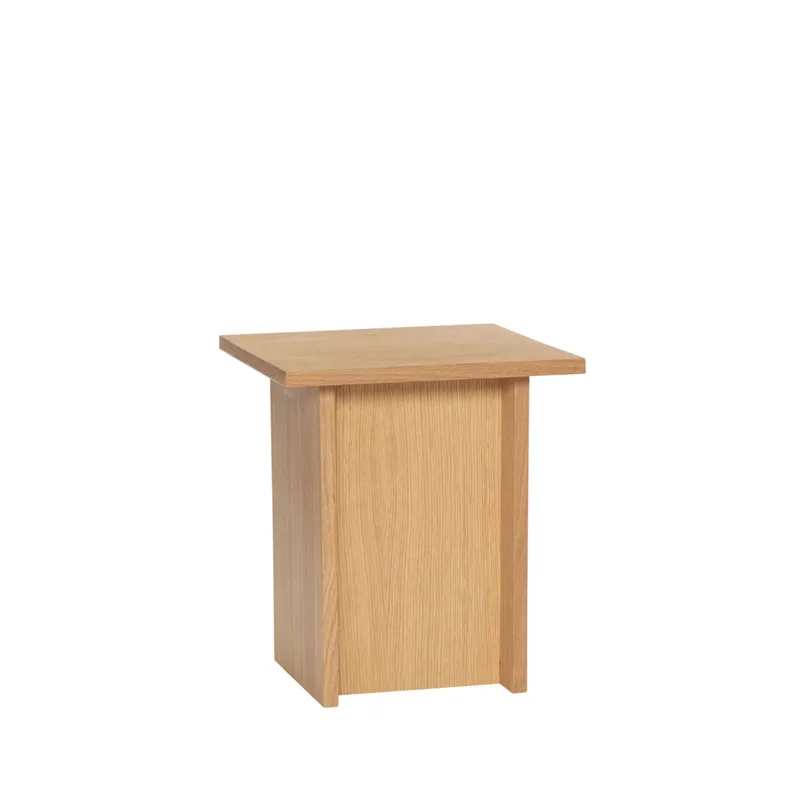 Straight Side Table Natural by Hübsch – product photo 6 of 6