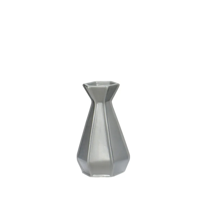Juxta Vase Grey de Hübsch – photo du produit