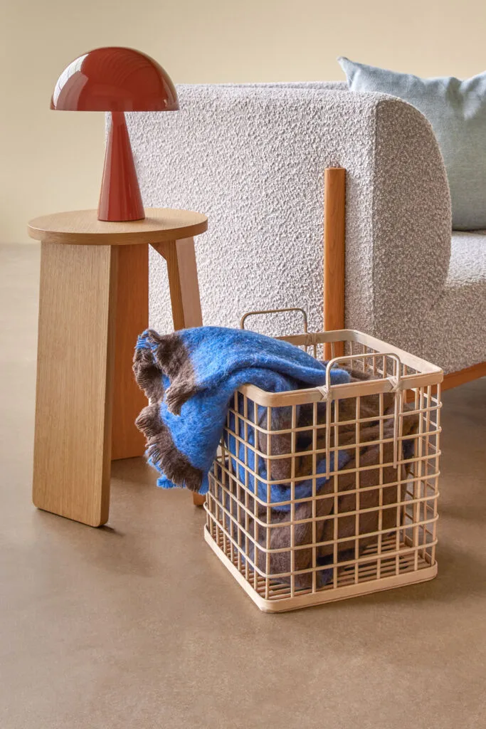 Split Stool Triple Natural by Hübsch – interior photo 1 of 3