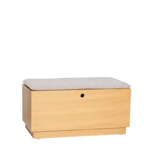 Alcove Bench Natural von Hübsch – Produktfoto 6 von 6