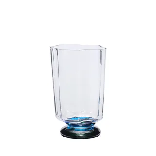 Verre Vase Blue/Green de Hübsch – photo du produit 3 sur 3