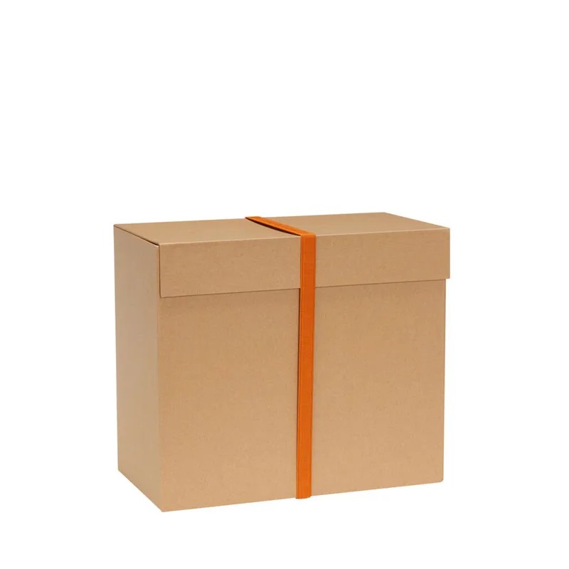 Elo Ring Binder Box Natural by Hübsch – product photo 5 of 5