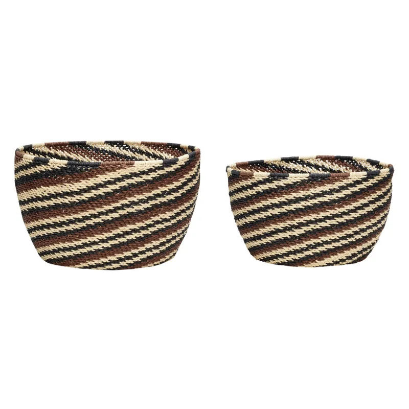 Stream Baskets Multicolour (set of 2) by Hübsch – product photo
