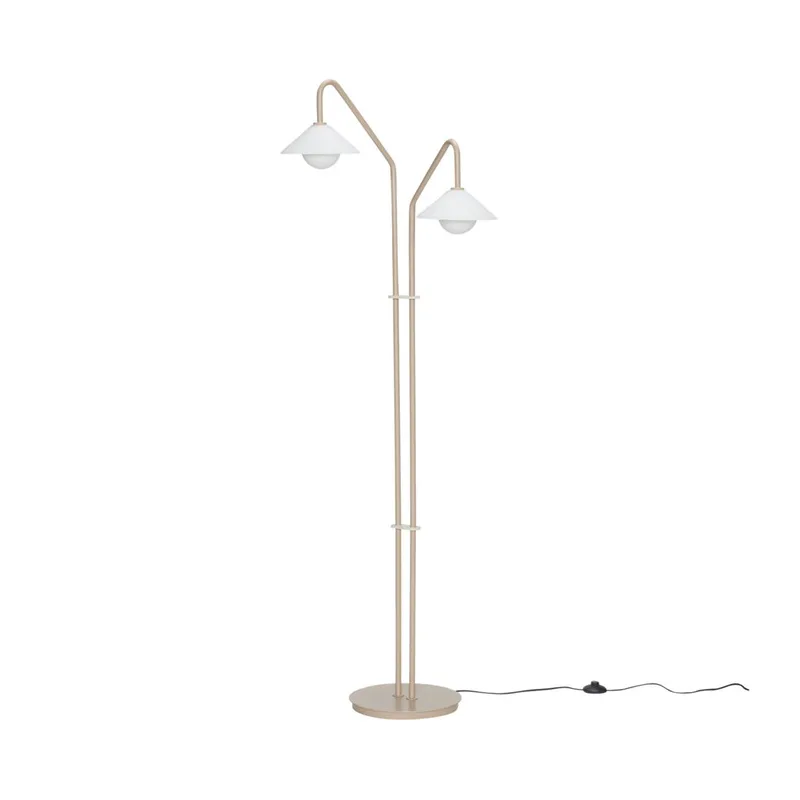 Como Floor Lamp Beige van Hübsch – productfoto 6 van 6