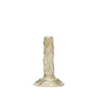 Doodle Candleholder Olive by Hübsch – product photo 5 of 5
