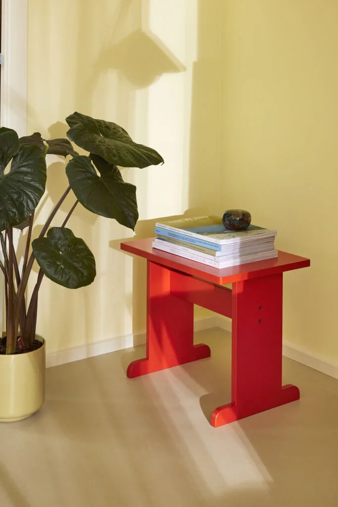 Play Side Table Red by Hübsch – interior photo 3 of 5