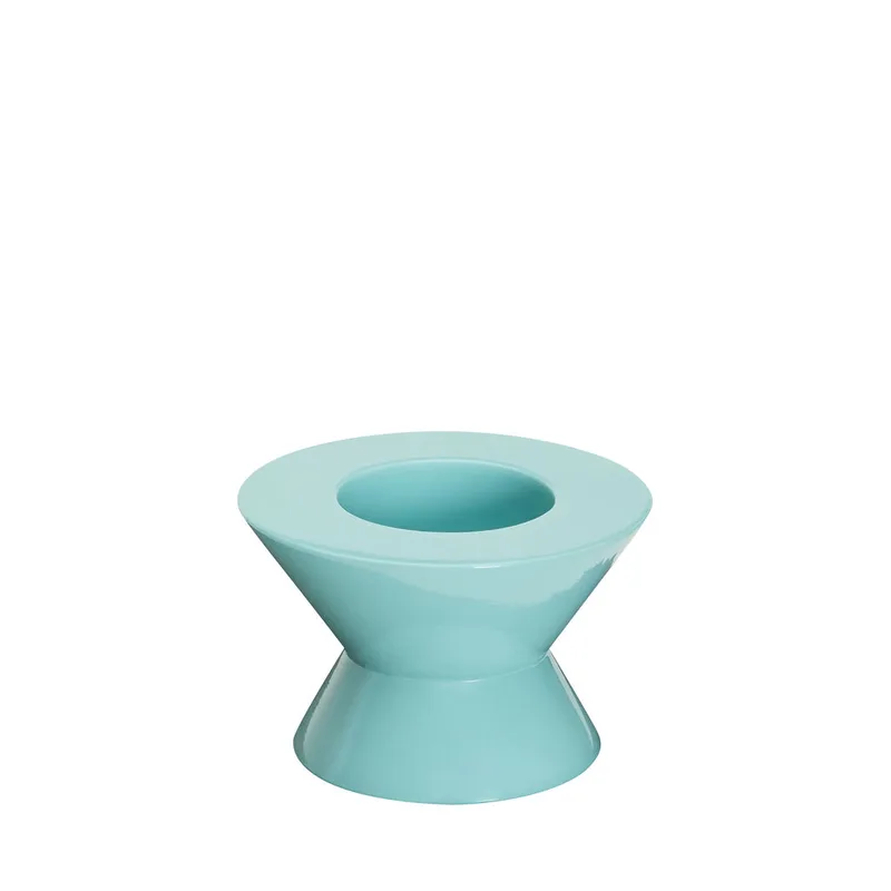 Two Candleholder Blue von Hübsch – Produktfoto 1 von 4