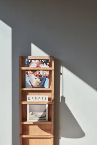 Vertigo Magazine Holder Natural by Hübsch – interior photo 2 of 4