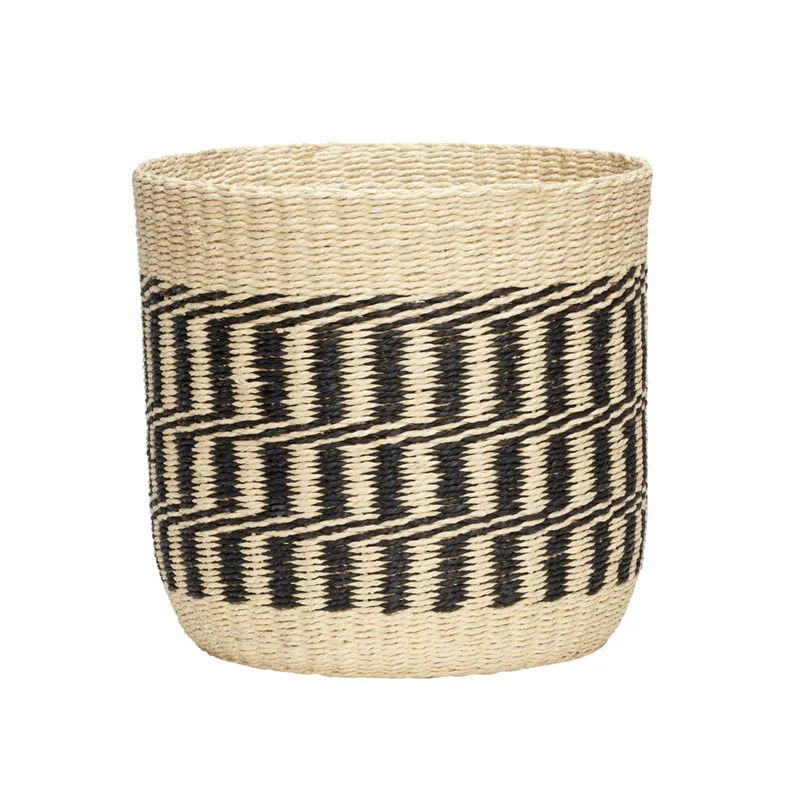 Current Basket Natural/Black by Hübsch – product photo