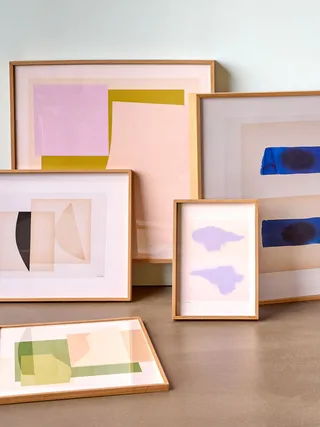 Hübsch x Peléton – Abstract Collage 06 by Karolina Székely by Hübsch – interior photo 2 of 3