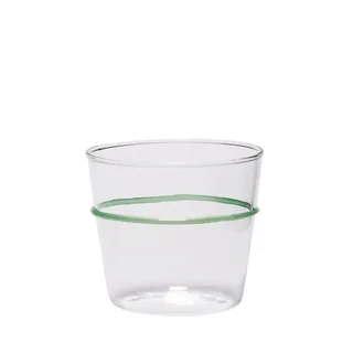 Orbit Drinking Glass Green van Hübsch – productfoto 8 van 8