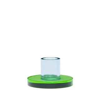 Astra Candleholder Small Blue/Green by Hübsch – product photo 9 of 9