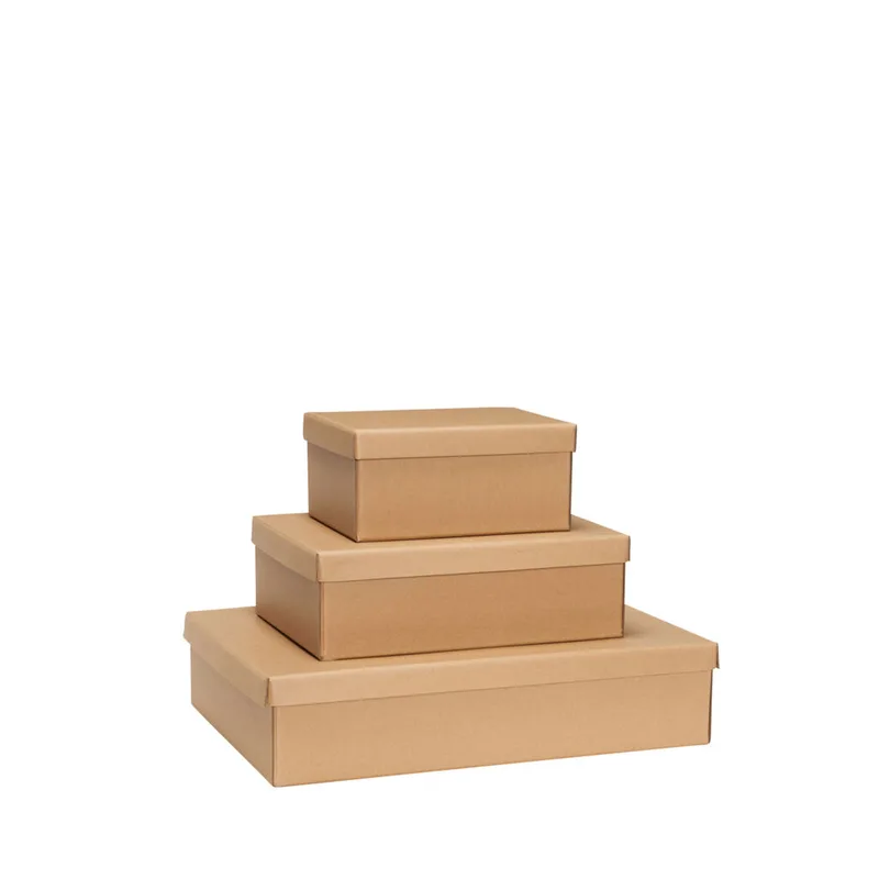 Storeit Storage Boxes Natural (set of 3) van Hübsch – productfoto 6 van 6