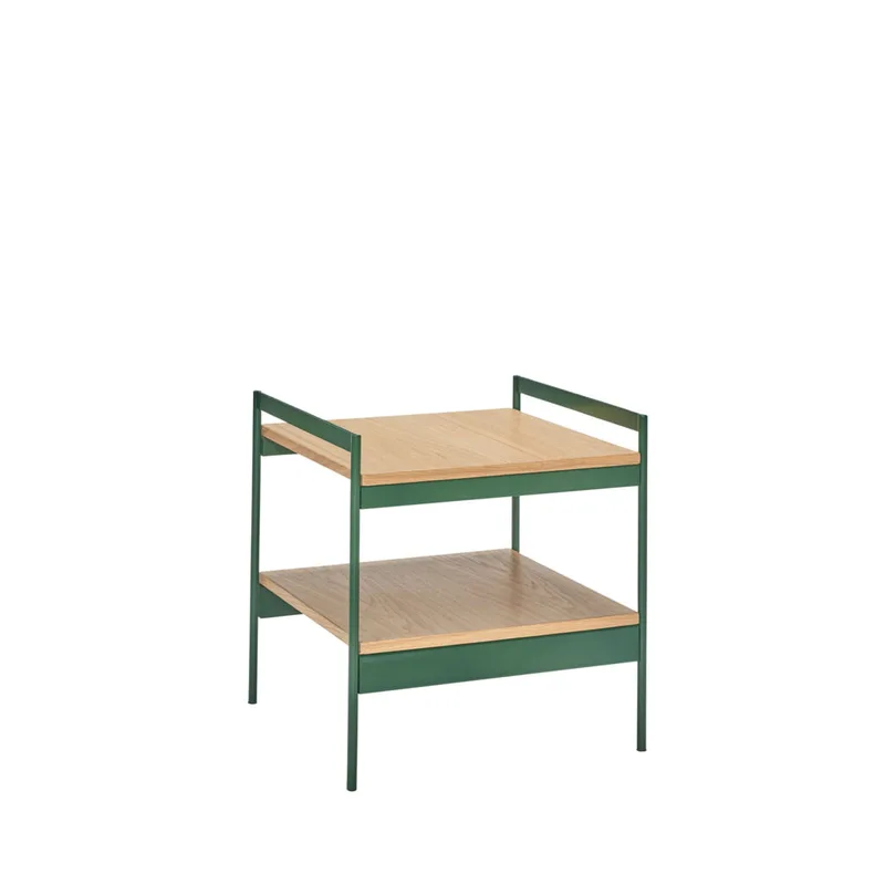 Jaunty Side Table Green/Natural van Hübsch – productfoto