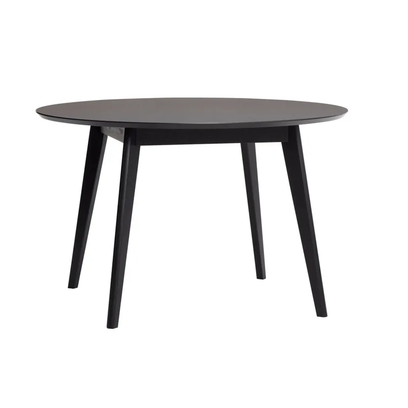 Stay Dining Table Round Black by Hübsch – product photo 2 of 2