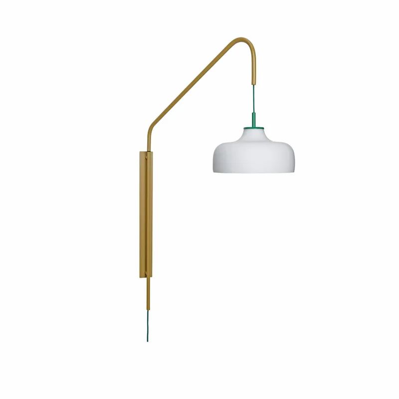 Current Wall Lamp Green by Hübsch – product photo