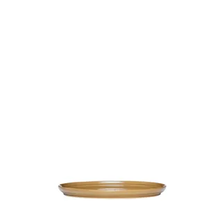 Amare Lunch Plate Brown by Hübsch – product photo 4 of 4