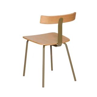 Hock Dining Chair Natural/Green by Hübsch – product photo 3 of 7