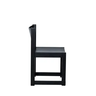 Forma Dining Chair Black van Hübsch – productfoto 2 van 10