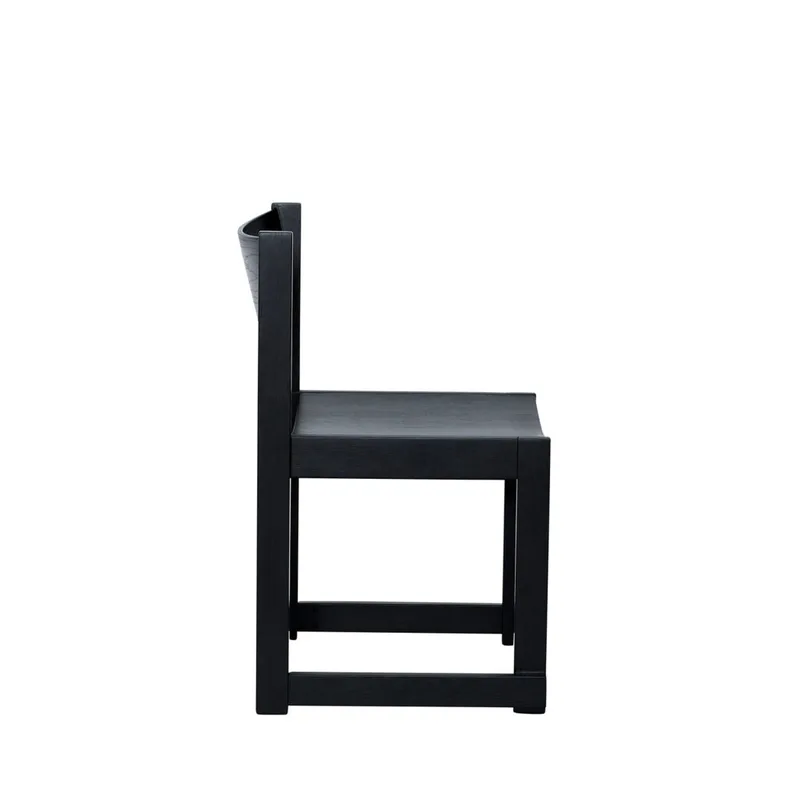 Forma Dining Chair Black van Hübsch – productfoto 2 van 10